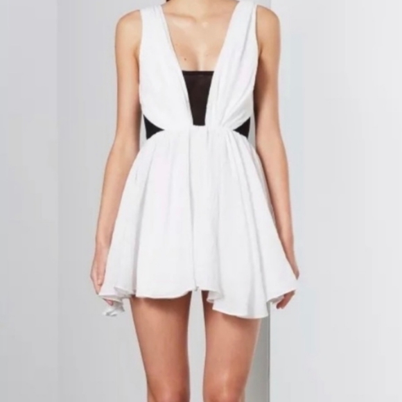 Bec & Bridge Empire Waist Venus Goddess Corset Dress Sz 4 - Picture 4 of 12